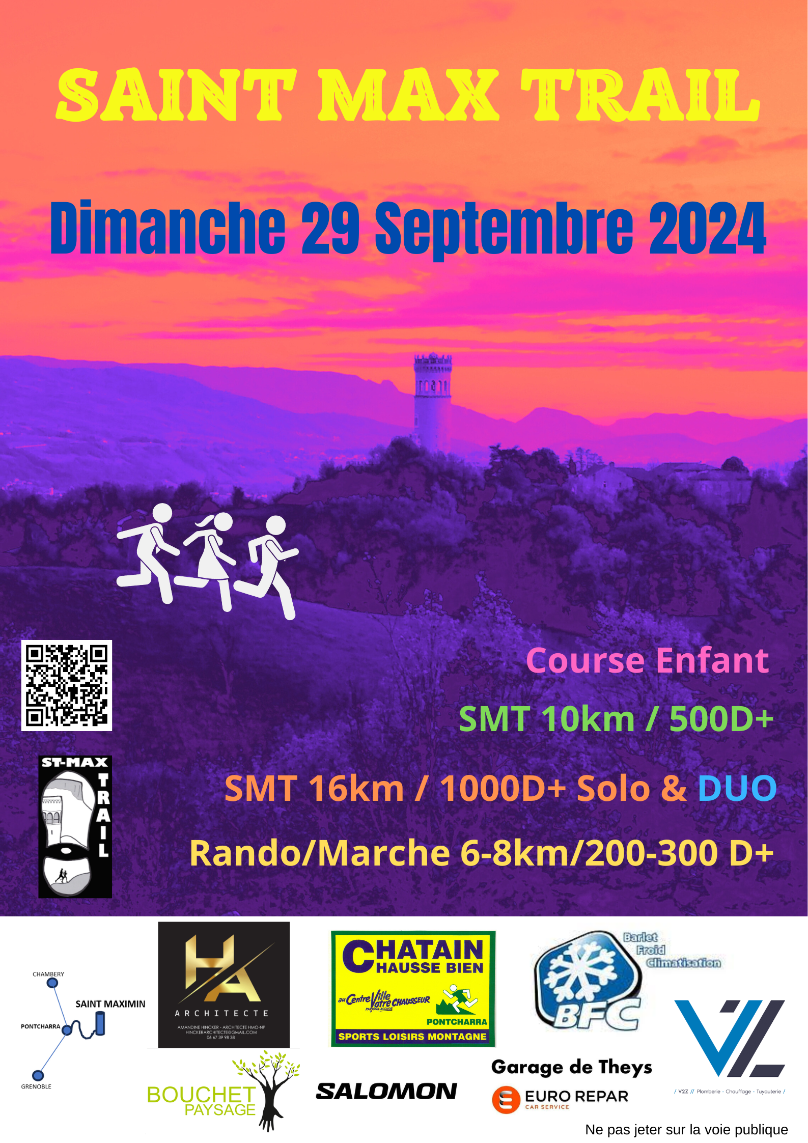 7e édition du Saint-Max Trail le dimanche 29 septembre 2024