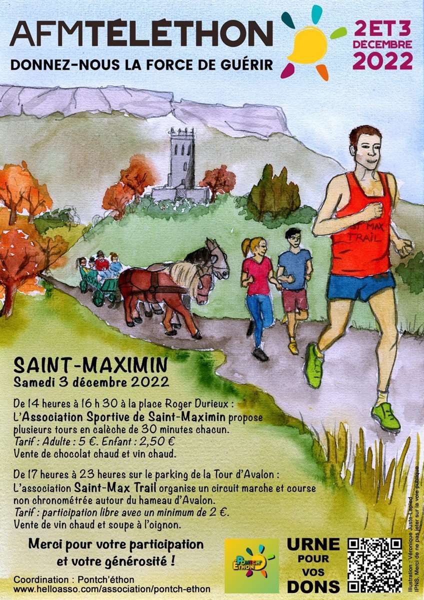 Affiche_Saint-Maximin_Téléthon_2022